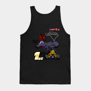 Super AvP Kart Racing Tank Top